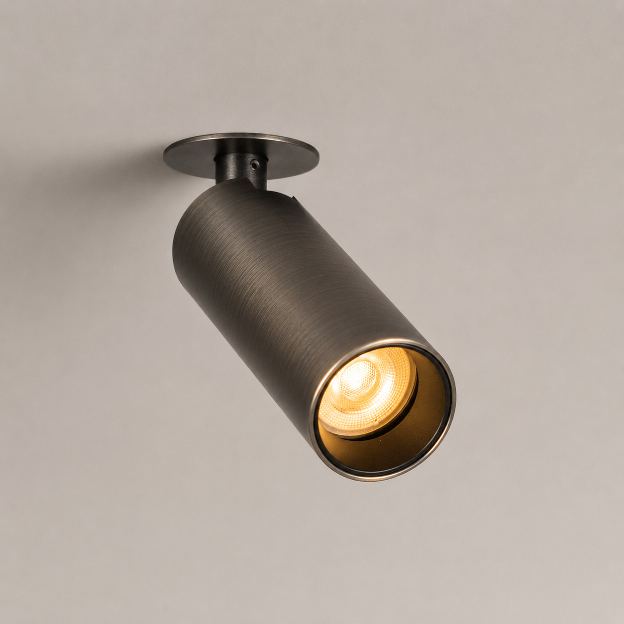 Vigo 1-lichts Inbouwspot Gun Metal